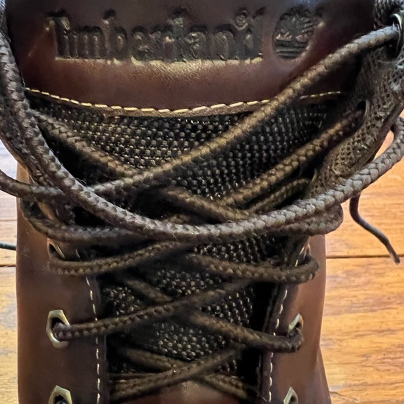 Timberland Brown Genuine Leather Lace Up Boots Style 81334 Women's Size 8 - Picture 5 of 5